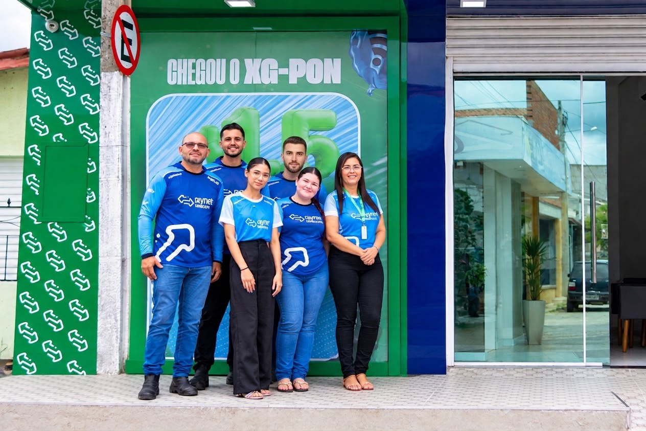 Equipe Raynet na unidade de Quixeramobim